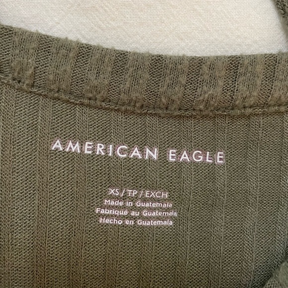 American Eagle green soft tank - Picture 2 of 3